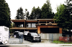 One BIG BOX! West White Rock, Marine Drive. Approx. 20 large conifers were removed by developer/architect/builder who seems to not value trees. Trees can be included in plans especially when you plan and build SMALLER houses 2013,2014